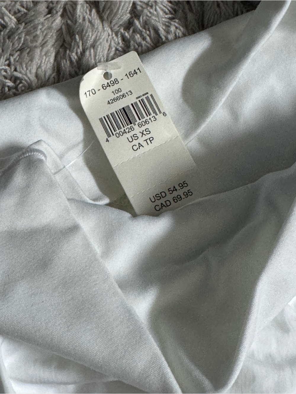 NWT AE OFFLINE AERIE White Bubble Hem Skort with Built-In Biker Shorts | Size XS - Picture 3 of 4